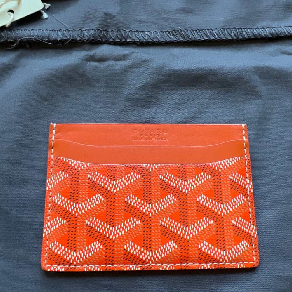 GOYARD SAINT SULPICE ORANGE CARD HOLDER